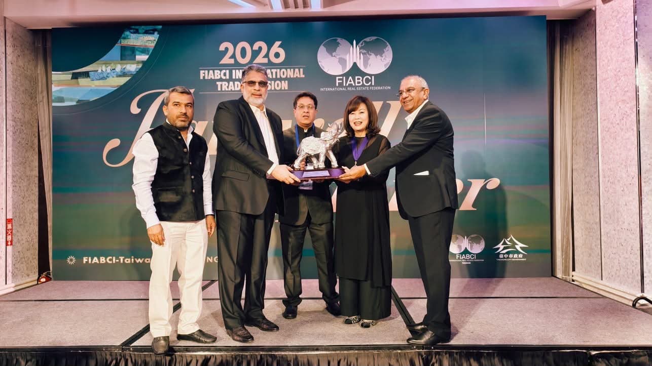 Delegates on stage at the 2026 FIABCI International Trade Mission